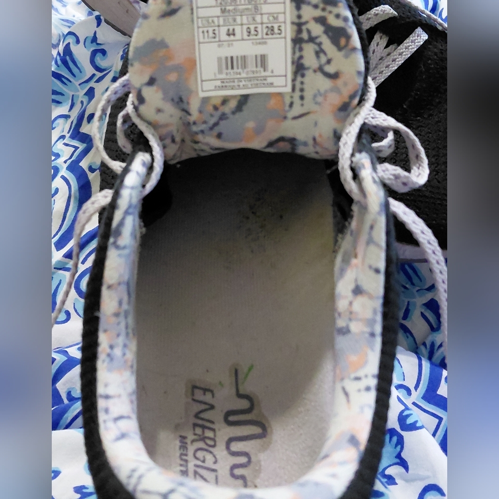 BROOKS 11.5B REVEL 5 ENERGIZER NEUTRAL 1203611B073 PURPLE WHITE STRIPE & ANKLE - Picture 16 of 16